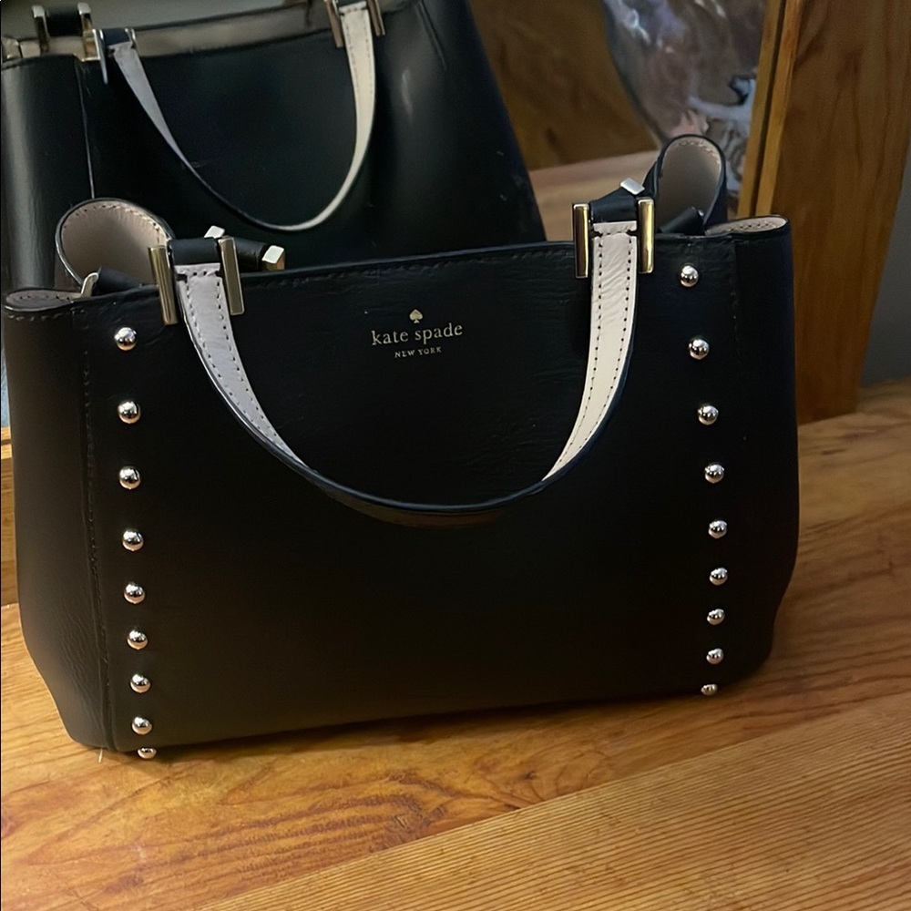 Kate Spade Black Studded Handbag